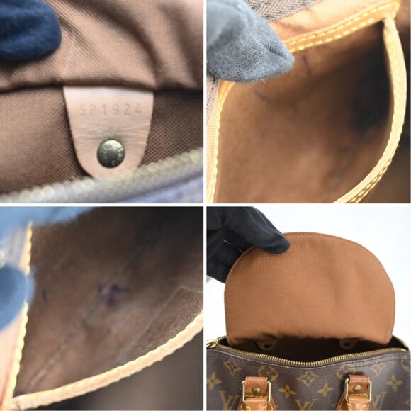 LOUIS VUITTON Monogram Speedy 25 Hand Bag bsj870-102125 - Picture 15 of 16